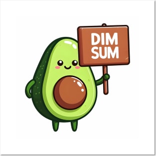 dim sum avocado Posters and Art